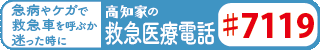 高知家の救急医療電話